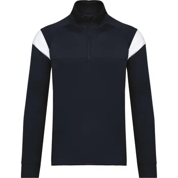 Pánská mikina Kariban Tréninková mikina s 1/4 zipem - L navy