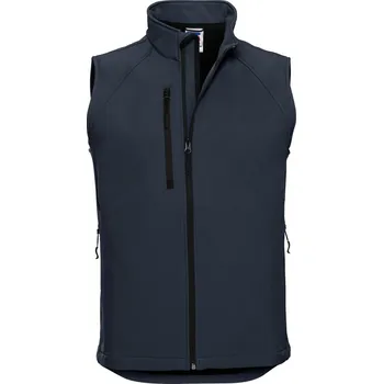 Pánská vesta Russell Pánská 3-vrstvá softshellová vesta - S french navy