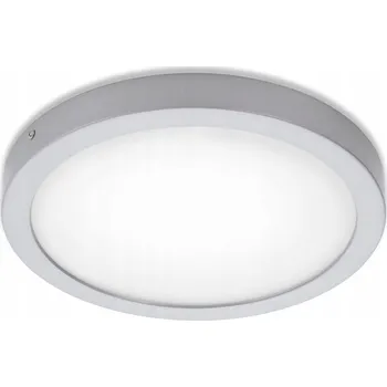 Stropní svítidlo LED 21W stropní svítidlo stříbrné kulatý nástěnný barva NEUTRÁLNÍ
