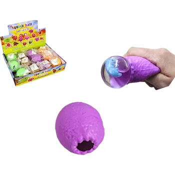 Hračka pro psa MAČKACÍ HRAČKA antistresový mačkač DINOSAURUS ve vajíčku s dinosaurem