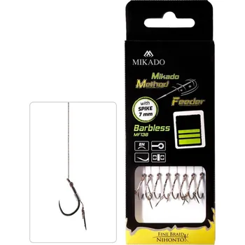 8ks Návazec Mikado Method Feeder 10cm Bez Protihrotu 0,12mm Vel. 12