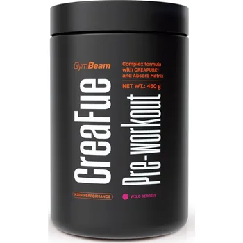 Anabolizér GymBeam CreaFue Pre-workout 450 g lesní ovoce