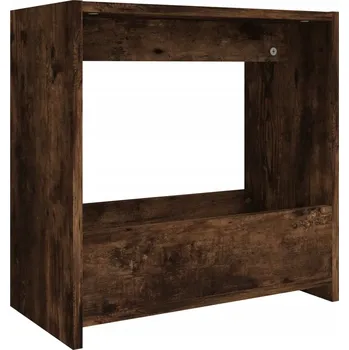 Konferenční stolek Rustikální odkládací stolek, kouřový dub, 50 x 26 x 50 cm