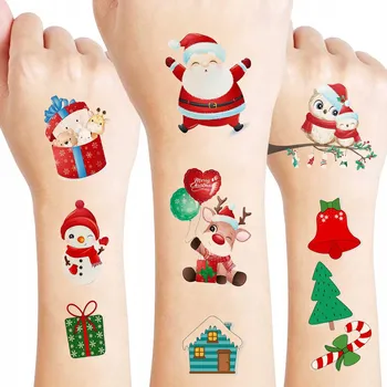 Vánoční dekorace Filmová, herní nálepka SANTA CLAUS SOB DÁRKY