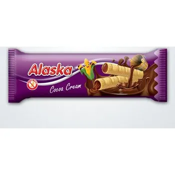 Alaska Kukuřičné trubičky plněné kakaové 18g