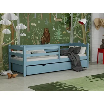 Dětská postel Dětská postel s úložným prostorem Elegant Barva dřeva: Modrá, Rozměry: 80x180