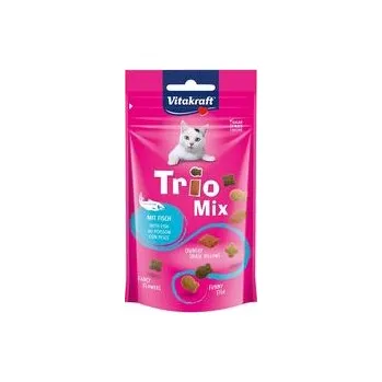 Pamlsek pro kočku Vitakraft Trio mix rybí 60 g
