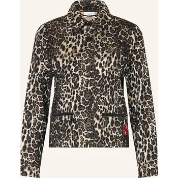 Sportalm Dámská Krabicová Bunda S Třpytivou Nití, hnědá /...