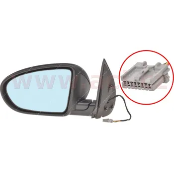 Auto zrcátko Vnější zpětné zrcátko VAN WEZEL 3388807