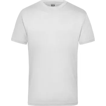 Pánské tričko James & Nicholson Pánské pracovní tričko - 6XL white