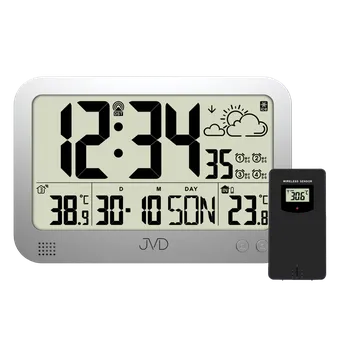 Hodiny Rádiem řízené hodiny JVD RB3565.2 šedá