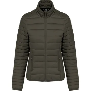 Dámská větrovka Kariban Lehká dámská prošívaná bunda - XXL dark khaki