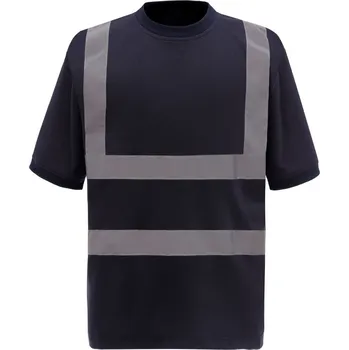 pracovní tričko Yoko Hi-Vis Tričko - M navy