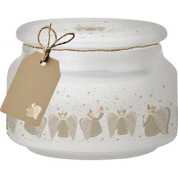 Svíčka Emocio Vonná svíčka ve skle Golden Angels, 100x79 mm