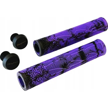 grip GRIPY / RUKOJETI pro freestyle koloběžku BICYKLON PUSH-ON - Fialové