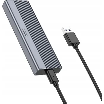 HOCO pouzdro pro SSD disky M.2 SATA M B+M key do 4TB USB-A 3.2 / 6GBps