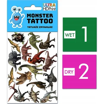 Tetování Smyvatelné tetování pro děti - Dinosauři