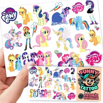 Odstranitelné tetování Filmová a herní nálepka na tetování Dětské vodní tetování Omyvatelné k narozeninám Dárek Dočasný dárek pro děti Originální opakovaně použitelné Spousta Vzorů