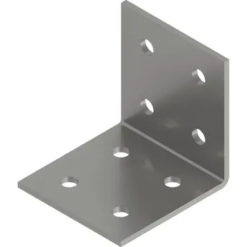 Tesařské kování Bova Spojovací úhelník, 40 × 40 × 40 mm, ocel, žárově pozinkováno, 25 ks BV/Ú 05-01