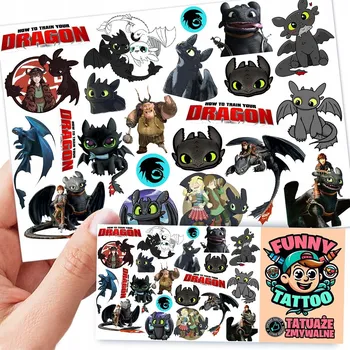 Odstranitelné tetování Filmová a herní nálepka na tetování Dětské vodní tetování Omyvatelné k narozeninám Dárek Dočasný dárek pro děti Originální opakovaně použitelné Spousta Vzorů