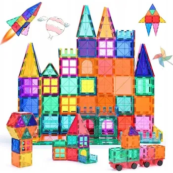 ostatní stavebnice 100 ELE MAGNETICKÉ STAVEBNICE STAVEBNICE VZDĚLÁVACÍ PRO DĚTI