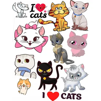 Odstranitelné tetování Smyvatelné tetování pro děti - dočasné tetovačky s kočkami