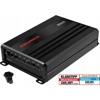 Zesilovač do auta Zesilovač do auta 2-kanálový Crunch GTX1200.2D RMS výkon 2x160 W 4 Ohm