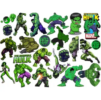 Tetování DOČASNÉ TETOVÁNÍ PRO DĚTI HULK SADA