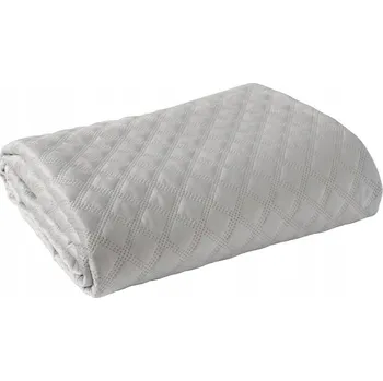 Prostěradlo Přehoz Markizeta z mikrovlákna 240 cm x 220 cm šedý