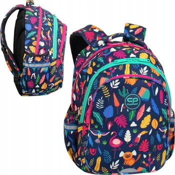 Školní batoh Školní batoh vícekomorový CoolPack černý, odstíny žluté a zlaté, vícebarevný, zelený, 21 l