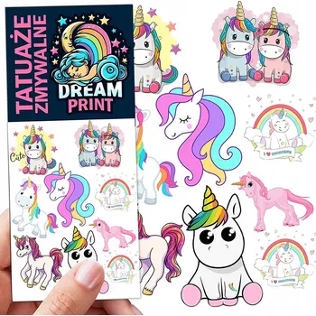 Odstranitelné tetování Filmová a herní nálepka na tetování Dětské vodní tetování Omyvatelné k narozeninám Dárek Dočasný dárek pro děti Originální opakovaně použitelné Spousta Vzorů