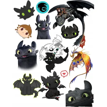 Odstranitelné tetování Filmová a herní nálepka na tetování Dětské vodní tetování Omyvatelné k narozeninám Dárek Dočasný dárek pro děti Originální opakovaně použitelné Spousta Vzorů