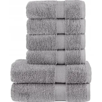 Ručník Sada Ručníků SOLUND Bavlna 100% Šedá, 50x100 cm, 70x140 cm, OEKO-TEX