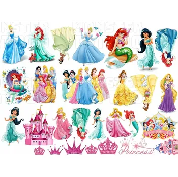Odstranitelné tetování DOČASNÉ OMYVATELNÉ TETOVÁNÍ PRO DĚTI PRINCEZNY VZORY SADA KVALITA