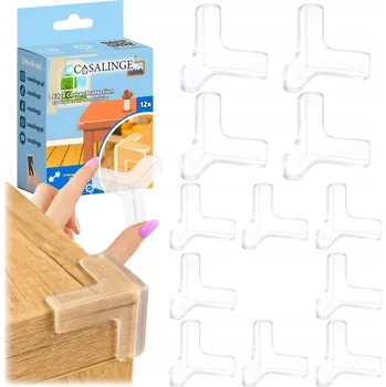 Dětská zábrana Zabezpečení Rohů Skříněk, Ochrana Rohů Nábytku, 12 kusů Casalinge