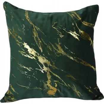 Povlak na polštářek Dekorační povlak na polštář 45 x 45 cm Marmur czarna zlatá