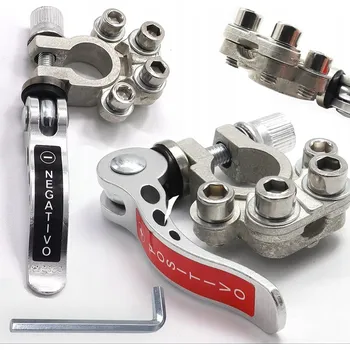 Autobaterie Svorky Svorkovnice Konektory Svorky Baterie Kladné Záporné 4 ks