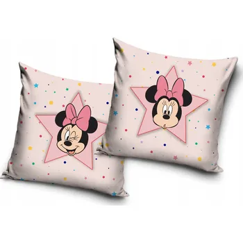 Povlak na dekorativní polštářek Povlak 40 x 40 polštáře Carbotex Minnie Mouse