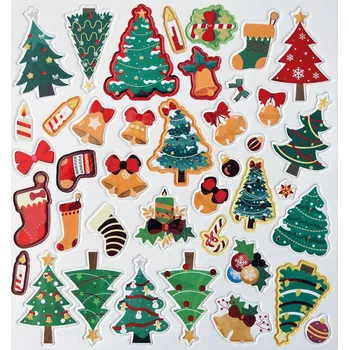 Vánoční dekorace Titanum nafouklé Samolepky 40 ks