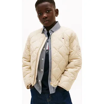 Chlapecká bunda Dětská bunda Tommy Hilfiger KS0KS00731.128.176.PPY2 béžová 12X, vel. 176