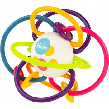 KOULE KOUSÁTKO BAREVNÉ CHRASTÍTKO SENZORICKÁ SPIRÁLA KORÁLKY PROPLÉTANKA