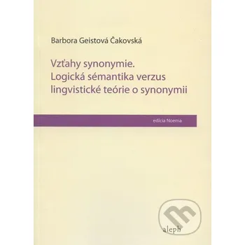 Vzťahy synonymie - Barbora Geistová Čakovská Aleph