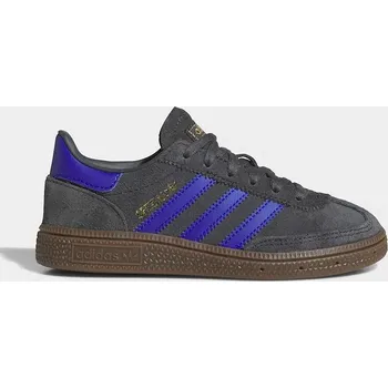 Chlapecké tenisky Dětské semišové tenisky adidas Originals HANDBALL SPEZIAL hnědá barva, JP9568 89X, EUR 31