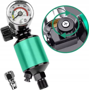Příslušenství ke kompresoru 1/4" odlučovač vody a oleje, filtr vzduchu pro pneumatické nářadí, závit