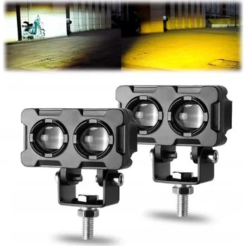 2x MOTO LAMPA ČTYŘKOLKA SVĚTLOMET HALOGEN REFLEKTOR PRACOVNÍ LED 20W