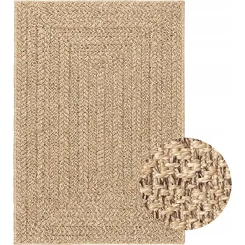 Koberec Koberec ZIZUR Imitace Juty, Voděodolný, 160x230 cm, Polypropylen