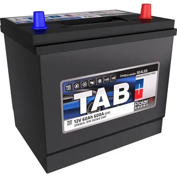 Autobaterie 60Ah P,s.p.600A, 12V, 230×173×200/220, TAB Polar