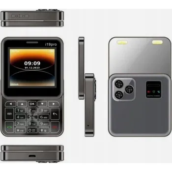Mobilní telefon Small i19 Pro Obrotowy telefon Mobilní telefon s otočným designem, 2.4 palcový displej, Dual SIM, GSM