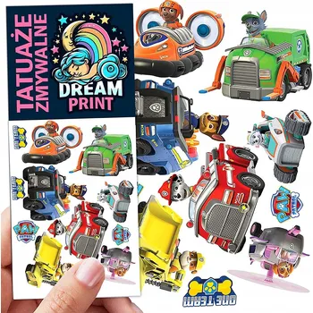 Odstranitelné tetování Filmová a herní nálepka na tetování Dětské vodní tetování Omyvatelné k narozeninám Dárek Dočasný dárek pro děti Originální opakovaně použitelné Spousta Vzorů