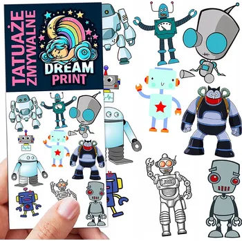 Odstranitelné tetování Filmová a herní nálepka na tetování Dětské vodní tetování Omyvatelné k narozeninám Dárek Dočasný dárek pro děti Originální opakovaně použitelné Spousta Vzorů